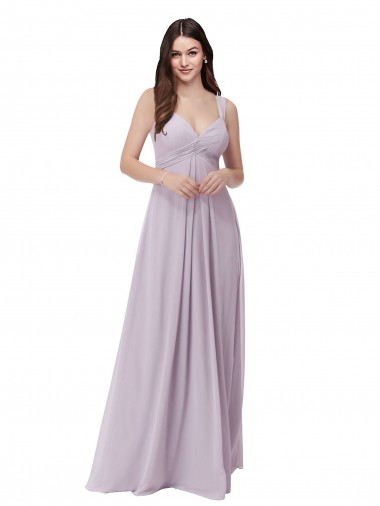 Comprimento Chão Brilho Rosa Sem Mangas Linha A Lombar Vestidos de Madrinha Por Atacado